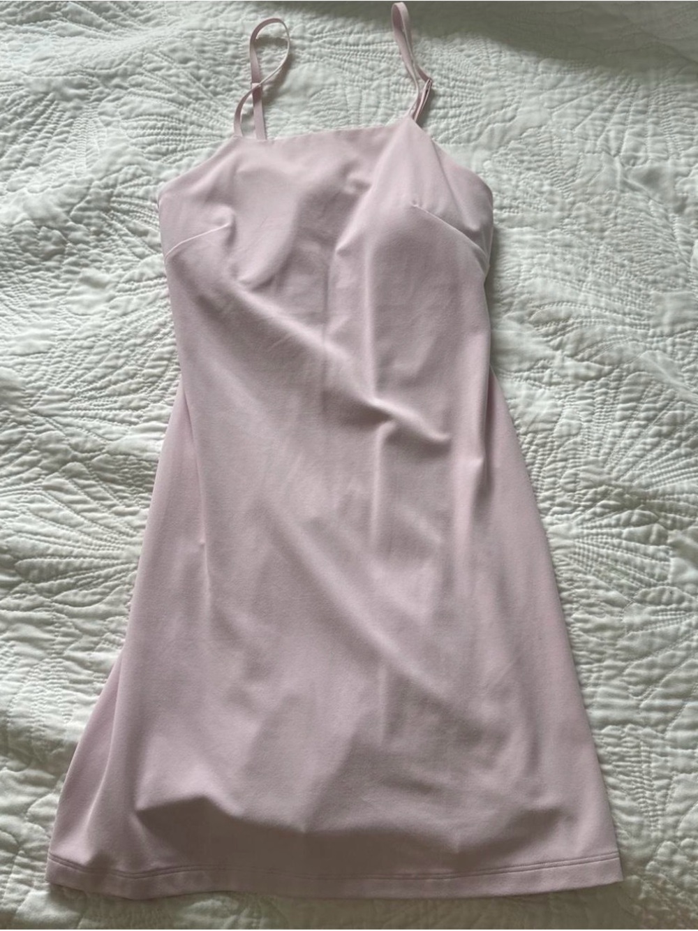 Lululemon Align Side-Slit Cami Dress Pink Organza Size 2